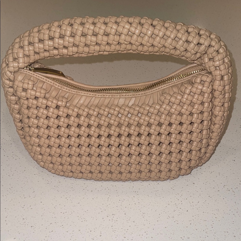 Tan Woven Bag Brand New